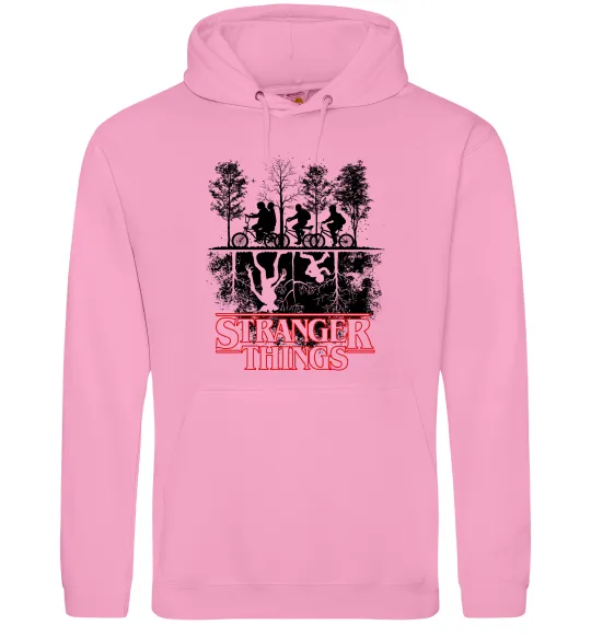 Жіноча толстовка (худі) Stranger things other side Рожевий фото
