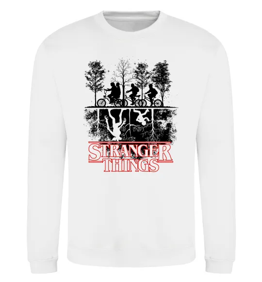 Свитшот Stranger things other side Белый фото