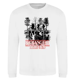 Свитшот Stranger things other side Белый фото