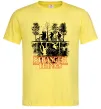 Мужская футболка Stranger things other side Лимонный фото