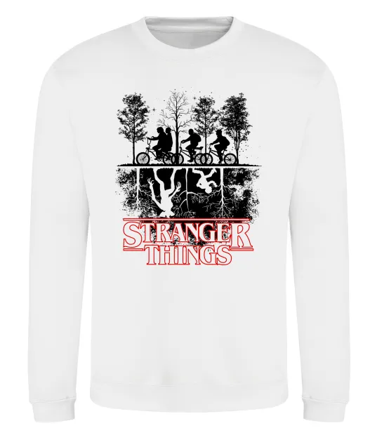 Свитшот Stranger things other side Белый фото