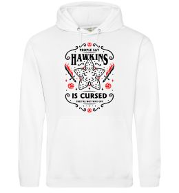 Жіноча толстовка (худі) Hawkins is cursed Stranger things