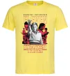 Мужская футболка Hawkins is superhero Лимонный фото
