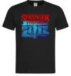 Мужская футболка Strangers Thing on bike Черный фото