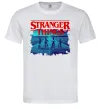 Мужская футболка Strangers Thing on bike Белый фото