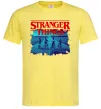 Мужская футболка Strangers Thing on bike Лимонный фото