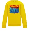 Детский Свитшот Strangers Thing on bike Солнечно желтый фото
