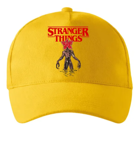 Кепка Demogorgon Stranger Things Солнечно желтый фото