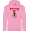 Чоловіча толстовка (худі) Demogorgon Stranger Things Рожевий фото