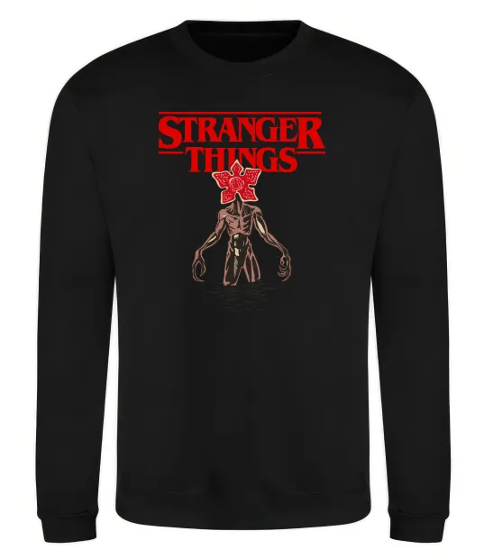 Світшот Demogorgon Stranger Things Чорний фото