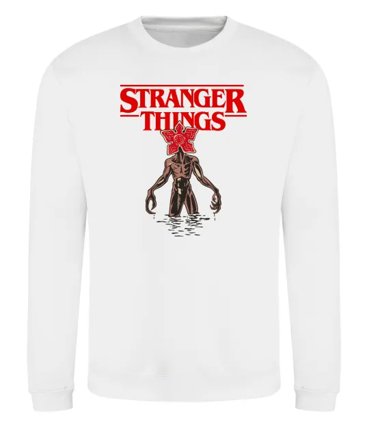 Світшот Demogorgon Stranger Things Білий фото