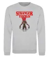 Світшот Demogorgon Stranger Things Сірий меланж фото