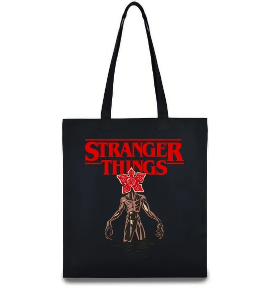Эко-сумка Demogorgon Stranger Things Черный фото