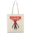 Эко-сумка Demogorgon Stranger Things Бежевый фото
