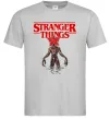 Мужская футболка Demogorgon Stranger Things Серый фото