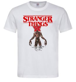 Чоловіча футболка Demogorgon Stranger Things Білий фото