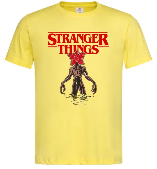 Мужская футболка Demogorgon Stranger Things Лимонный фото