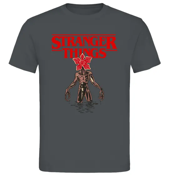 Мужская футболка Demogorgon Stranger Things Графит фото