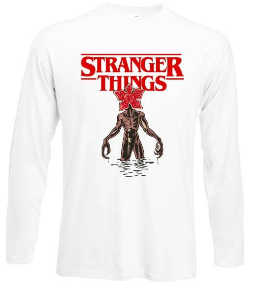 Лонгслив Demogorgon Stranger Things Белый фото