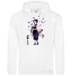 Женская толстовка (худи) Demon Slayer Сінобу Белый фото