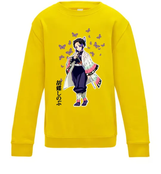 Детский Свитшот Demon Slayer Сінобу Солнечно желтый фото