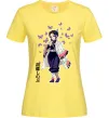 Женская футболка Demon Slayer Сінобу Лимонный фото