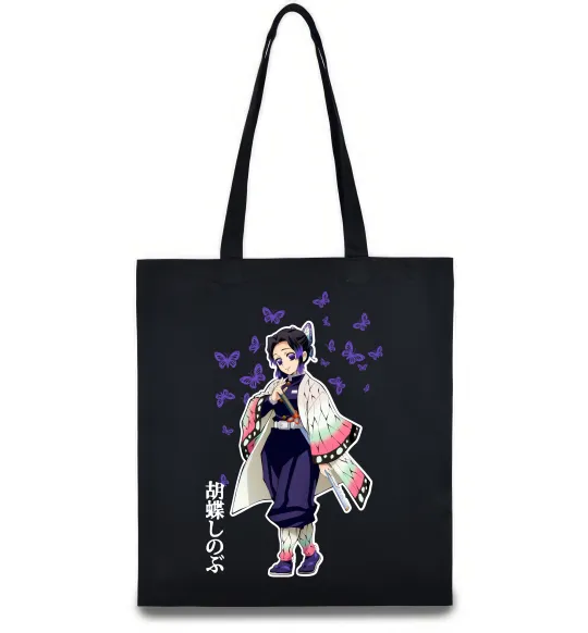 Эко-сумка Demon Slayer Сінобу Черный фото