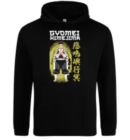 Мужская толстовка (худи) Demon Slayer Gyomei Черный фото