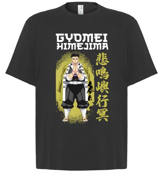 Футболка Оверсайз Demon Slayer Gyomei Черный фото