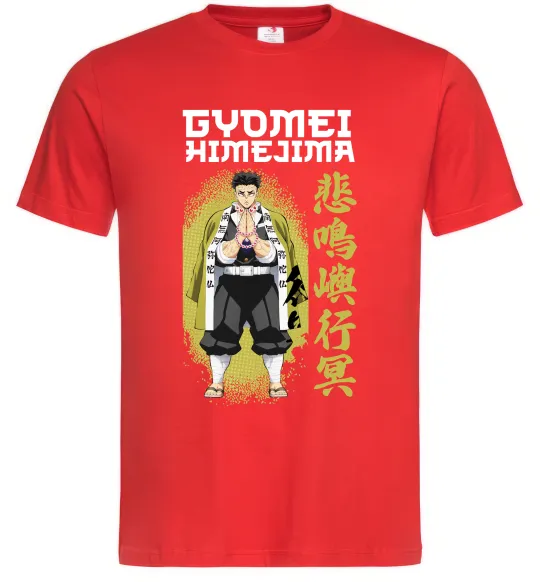 Мужская футболка Demon Slayer Gyomei Красный фото