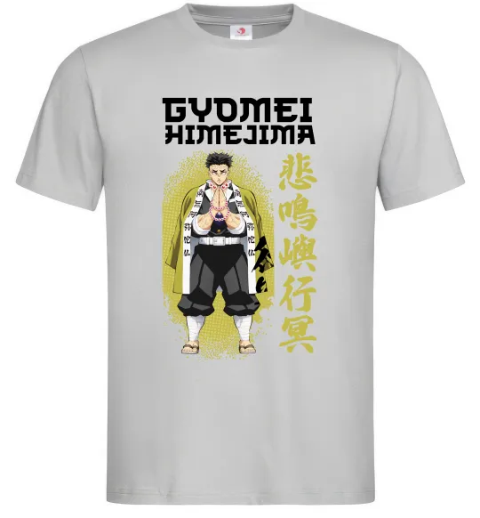 Мужская футболка Demon Slayer Gyomei Серый фото