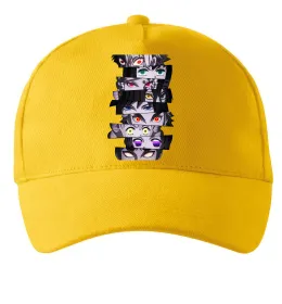 Кепка Demon Slayer eyes Солнечно желтый фото