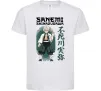 Детская футболка Demon Slayer Sanemi Белый фото