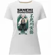 Женская премиум футболка Demon Slayer Sanemi Белый фото
