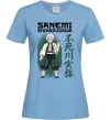 Женская футболка Demon Slayer Sanemi Голубой фото