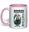 Чашка с цветной ручкой Demon Slayer Sanemi Нежно розовый фото