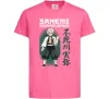 Детская футболка Demon Slayer Sanemi Ярко-розовый фото