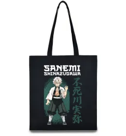 Эко-сумка Demon Slayer Sanemi Черный фото