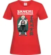 Женская футболка Demon Slayer Sanemi Красный фото