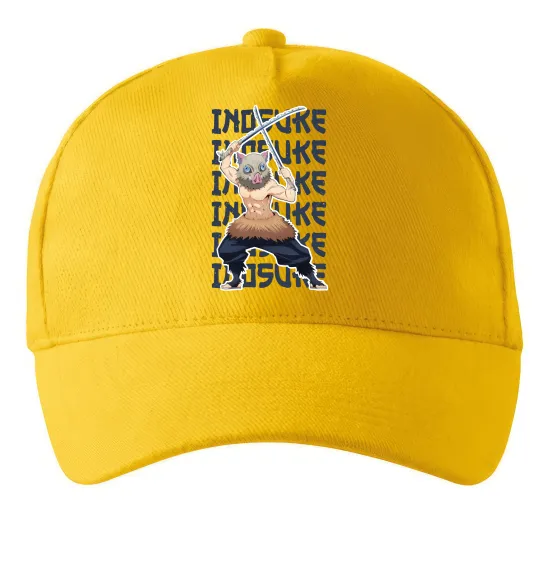 Кепка Demon Slayer Inosuke Солнечно желтый фото