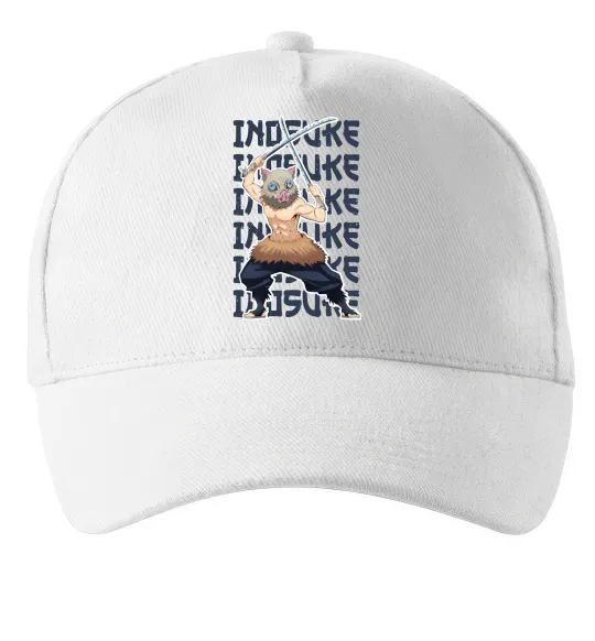 Кепка Demon Slayer Inosuke Белый фото