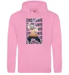 Мужская толстовка (худи) Demon Slayer Inosuke Розовый фото