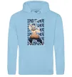 Мужская толстовка (худи) Demon Slayer Inosuke Голубой фото