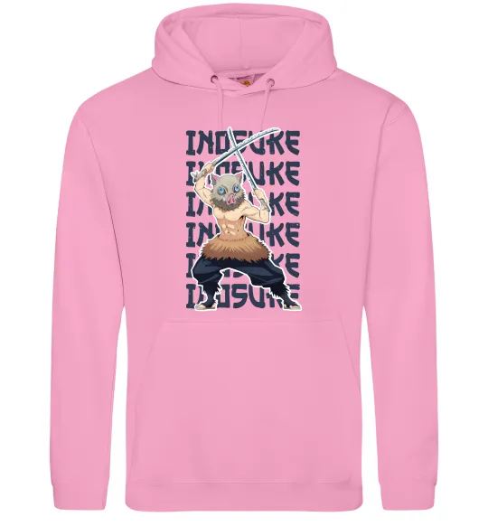 Жіноча толстовка (худі) Demon Slayer Inosuke Рожевий фото