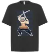 Футболка Оверсайз Demon Slayer Inosuke Чорний фото