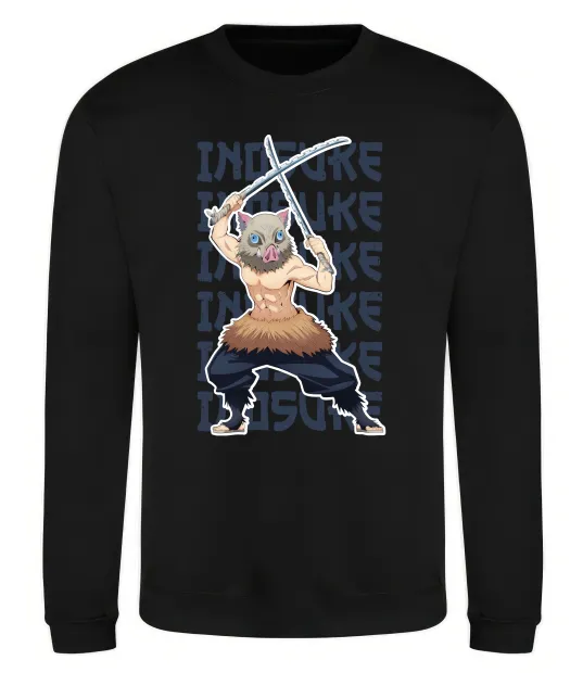 Свитшот Demon Slayer Inosuke Черный фото