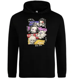 Женская толстовка (худи) Demon Slayer Manga Черный фото