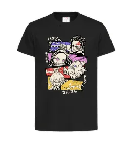 Дитяча футболка Demon Slayer Manga Чорний фото