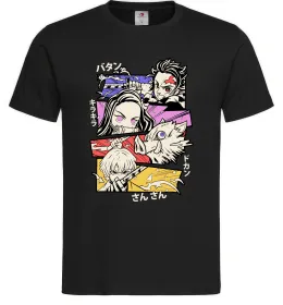 Мужская футболка Demon Slayer Manga Черный фото