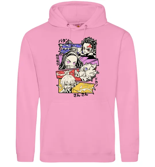 Женская толстовка (худи) Demon Slayer Manga Розовый фото